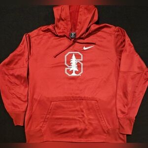 Nike Cardinal Red Men's Hoodie with Logo